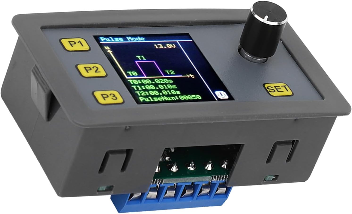 KENANLAN Adjustable PWM Pulse Module Signal Generator 1-24V, 7-24V, 1-150KHZ, 0-100%, 30mA, 2-10V, 4-20mA with Signal Source, for Sine Wave