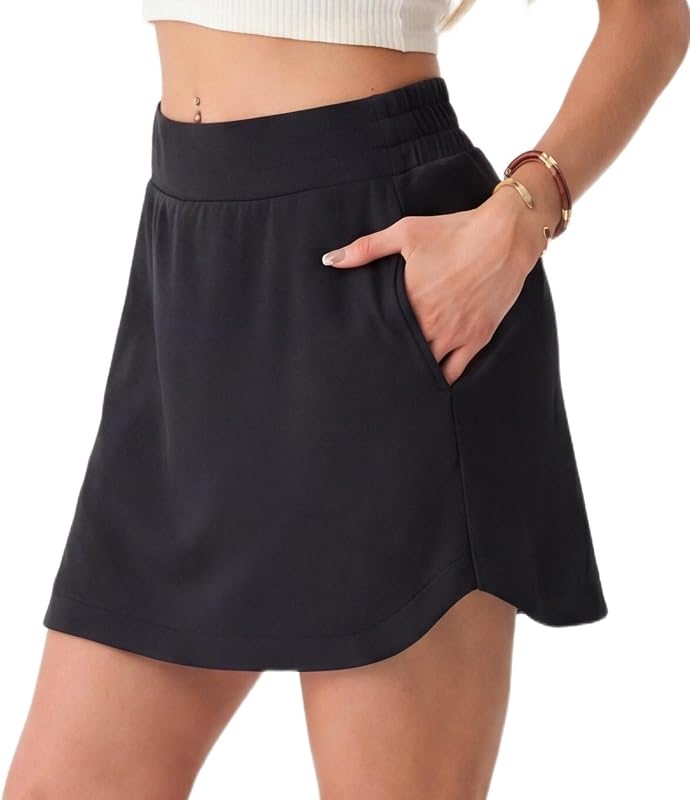 GRECERELLE 2026 Summer Dolphin Active Skirts for Golf Tennis Hiking Cycling Workout Casual Shorts with 4 Pockets