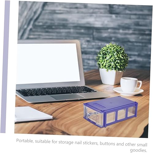 Miniatura 3 de Cabilock Caja de almacenamiento de 12 cajones apilables para refrigerador, contenedores organizadores de oficina, escritorio, organizador de