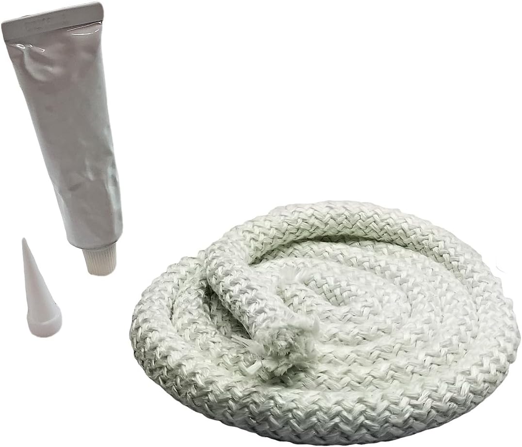 Replacement for KOZI 100XL BLACK METAL Door Rope Gasket Seal 3/4" x 7' Kit w/Adhesive, DORRP100B