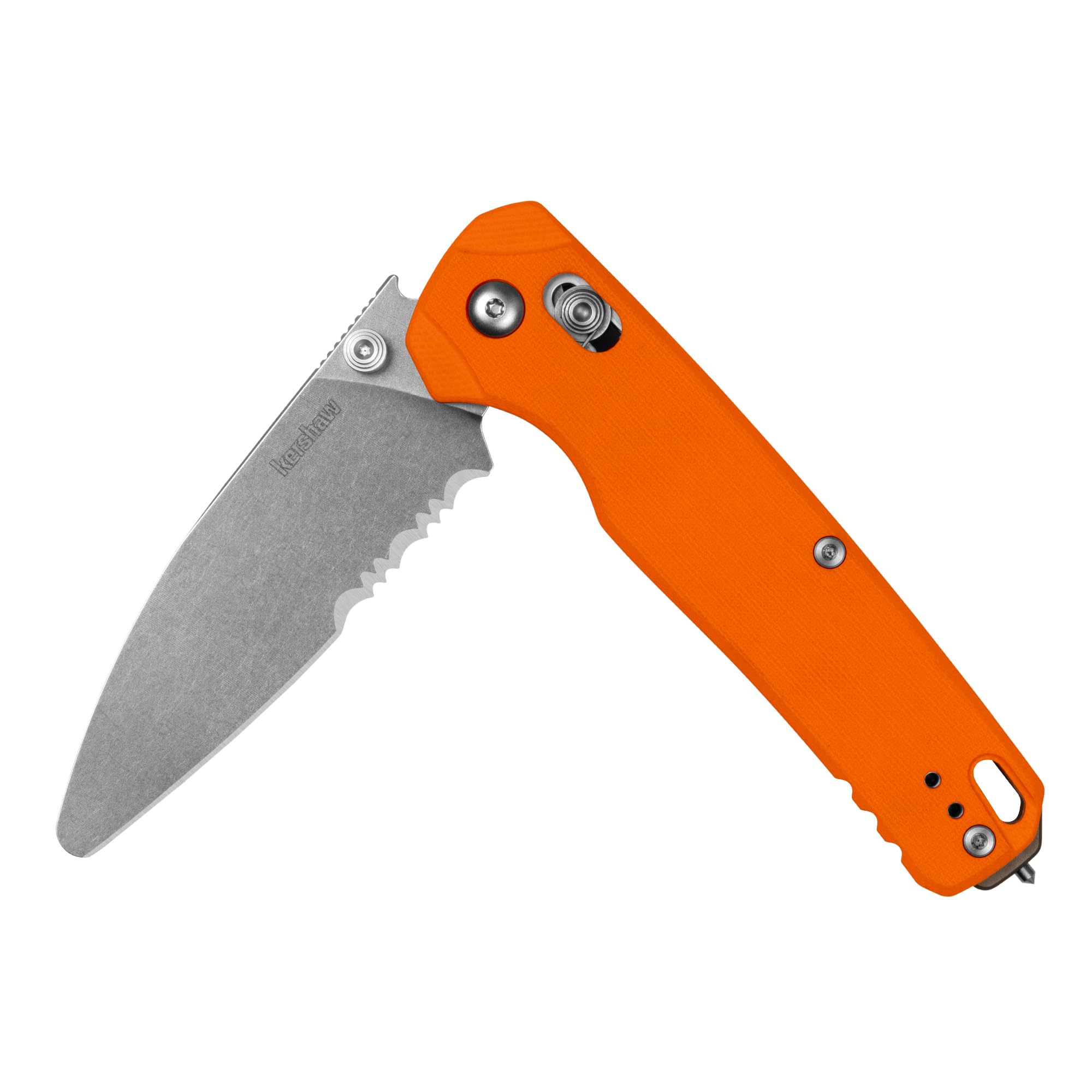 so.C.hu 2wayグラデーションフリル&ビジュービスチェ ピーチオレンジ Kershaw Bel Air XL Orange EMT Folding Pocket Knife, 3.25 inch