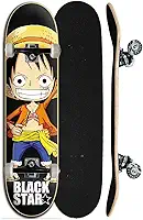 Skate semi profissional Completo Black Star - Pirata