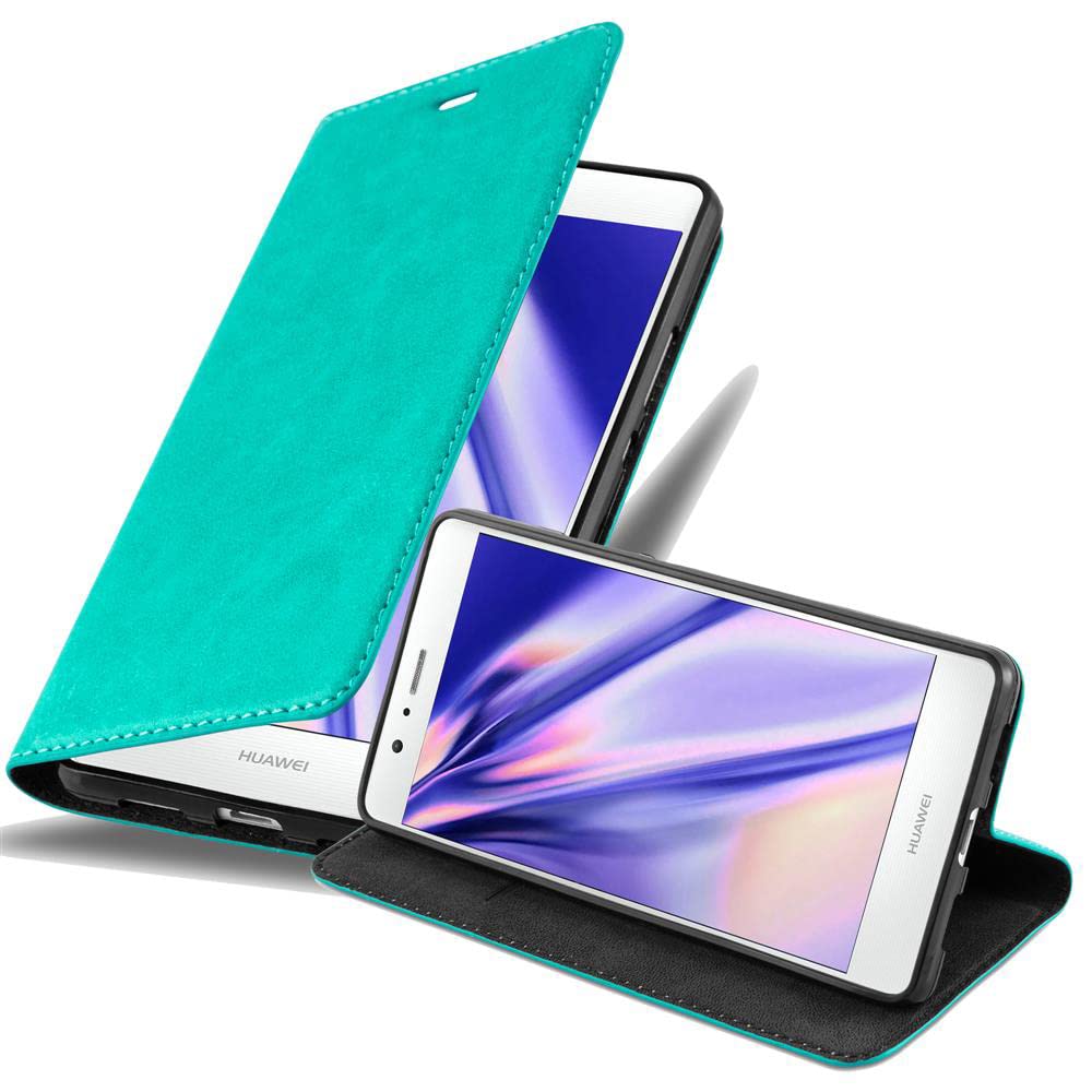 cadorabo Book Case compatible with Huawei Y6S in PETROL TURQUOISE
