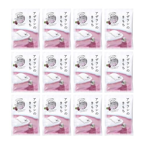 【12個セット】氷冷バスソルト アザラシのきもち ひんやり巨峰の香り 入浴料 バスグッズ お風呂 バスタイム ひんやり 冷感 クール メントール ペンギン シロクマ かわいい プチギフト