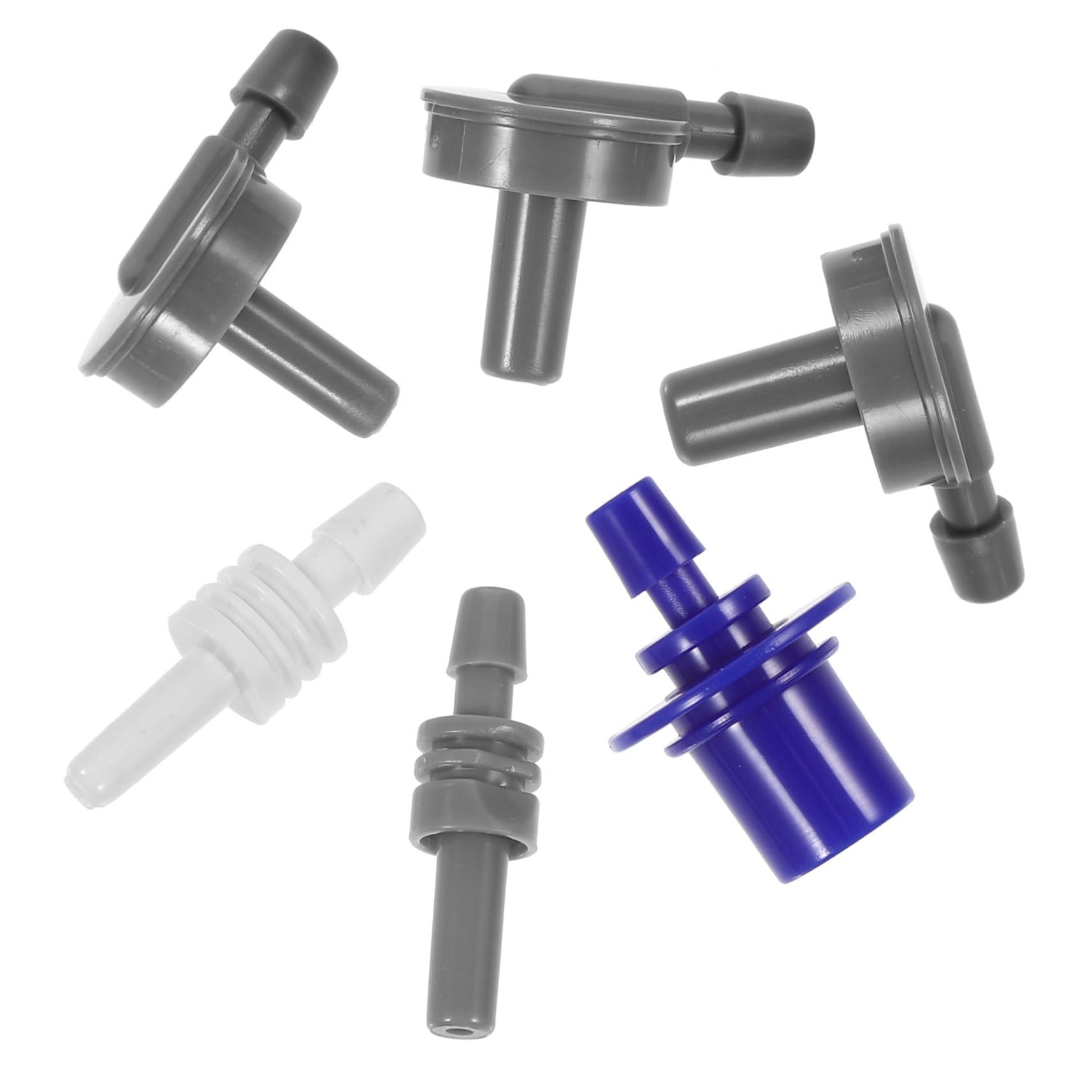 5 Sätze Blutdruckmessgerät Blutdruckmessgerät Adapter Blutdruckmanschette Gurtanschluss Armmanschettenteile Manschettenanschluss 6 Stück * 5