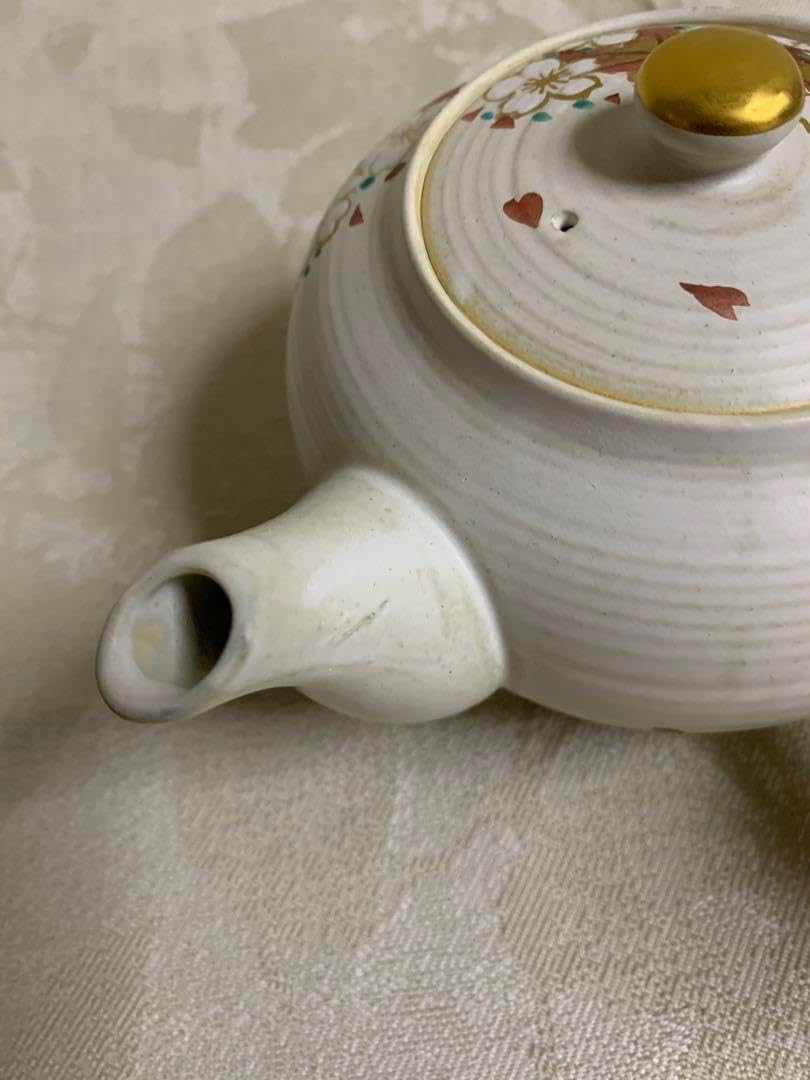 京都雲楽窯 茶器セット 京焼清水焼 桜もみじ 陶器 湯呑み茶碗 急須 ペア