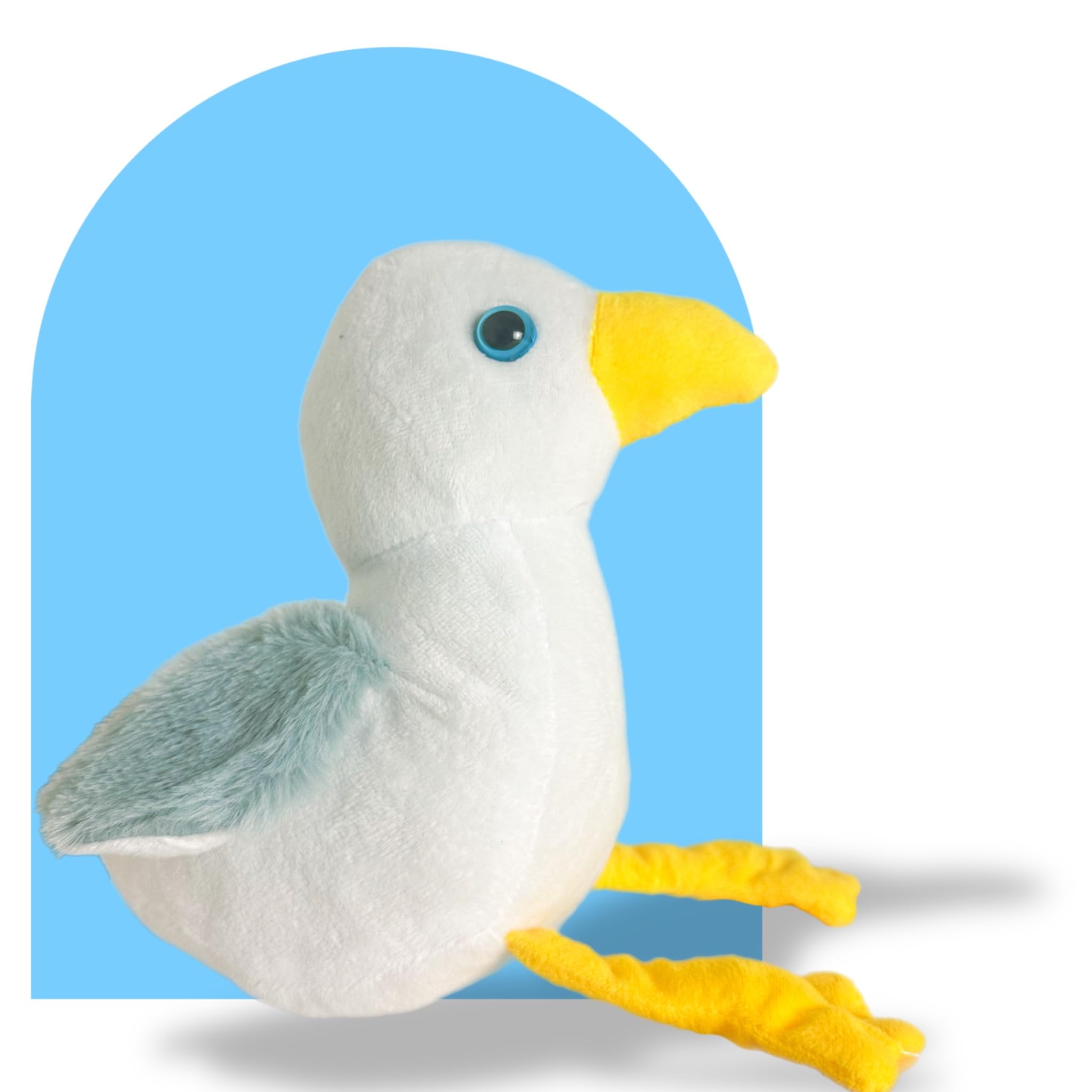 PMS Gully Seagull Plush Toy, Kids Gift, White, 25 cm (10 inches) - Image 3