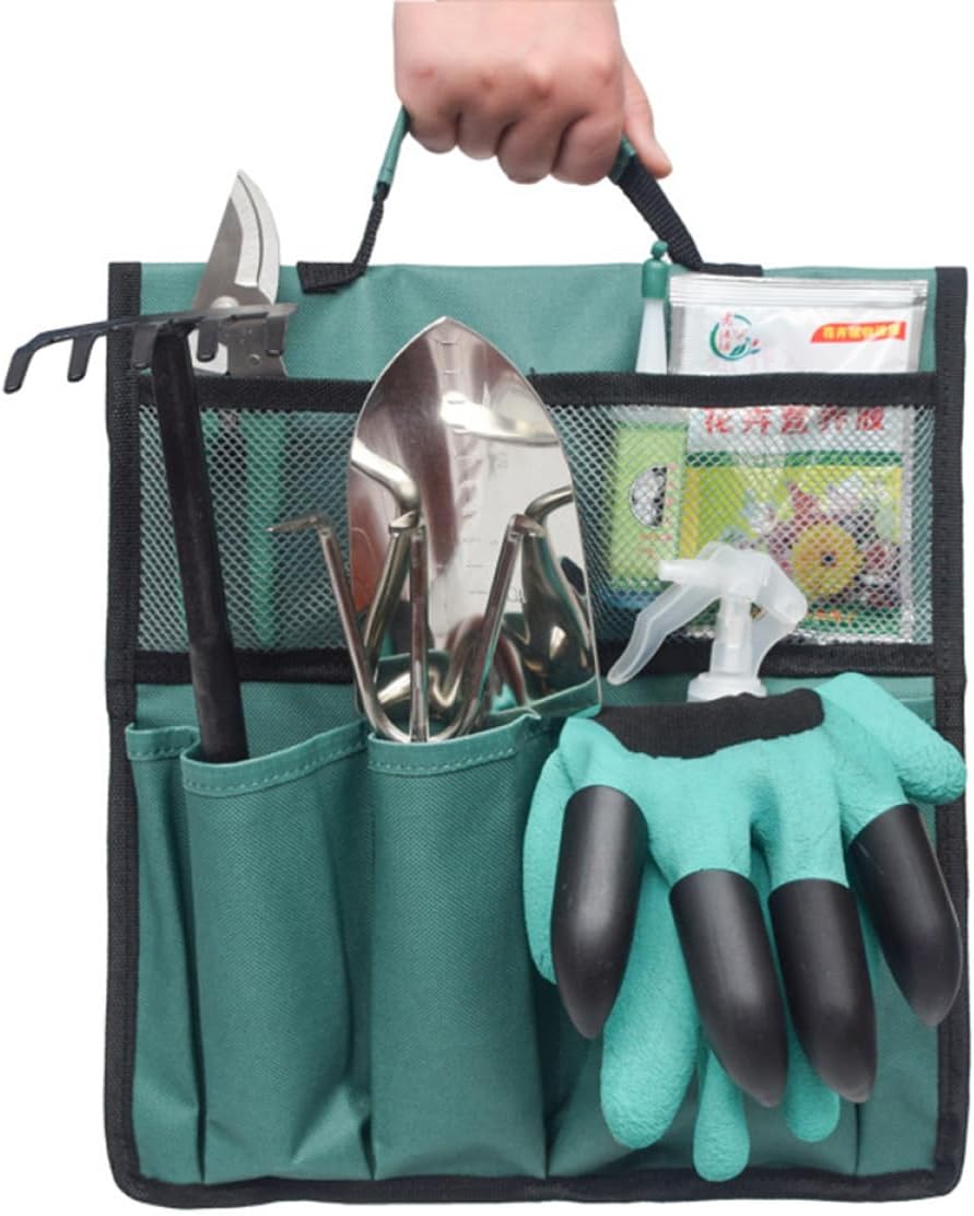 Artibetter Multifunctional Garden Tools Storage Pouch Zipper Heavy Duty Oxford Cloth Organizer Bag for Gardening Lawn Care and Outdoor Use image 5