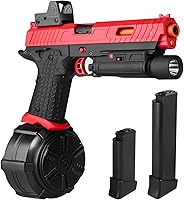 Vista 1 de Juguetes eléctricos de gel X5, Full Auto Splat-Blaster incluye tambor y gafas para juego de equipo al aire libre, versión actualizada X2