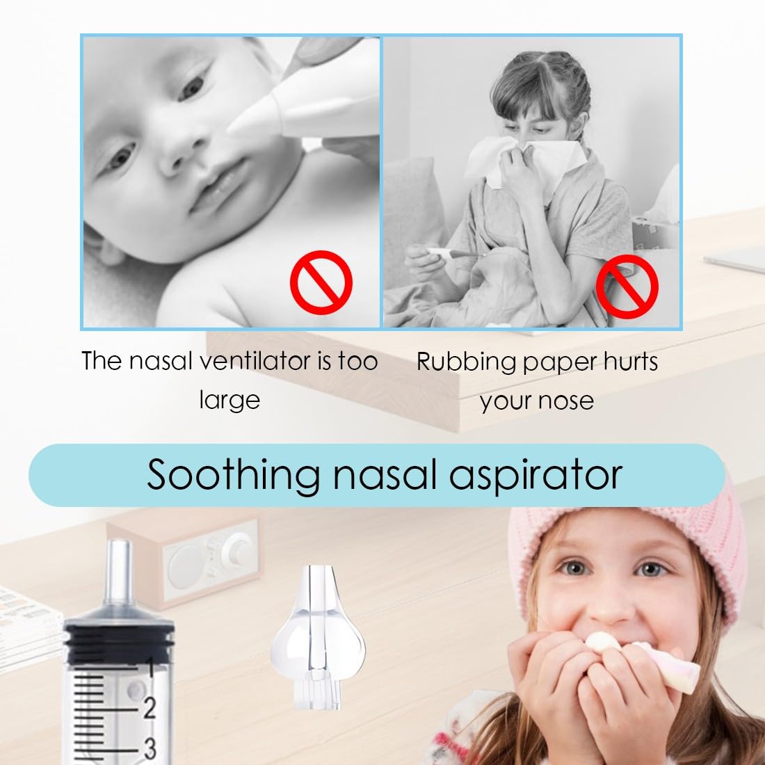 Olives nasales lavage nasal pour enfants silicone réutilisable accessoires rechange seringue bébé lot 6 pièces