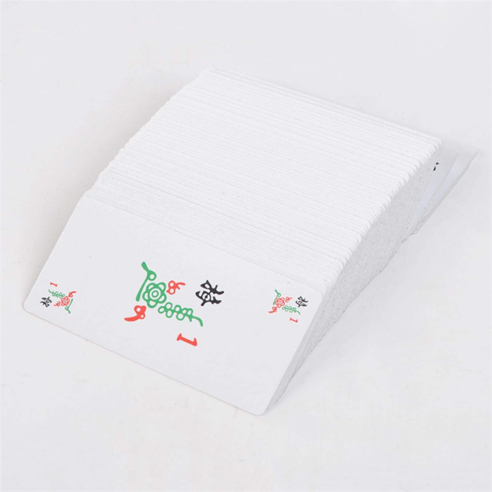 Plastikowa magia do gry karty do gry Mahjong zestaw 144 sztuk karty do gry w pudełko przenośne chińskie zabawki chiński mahjong