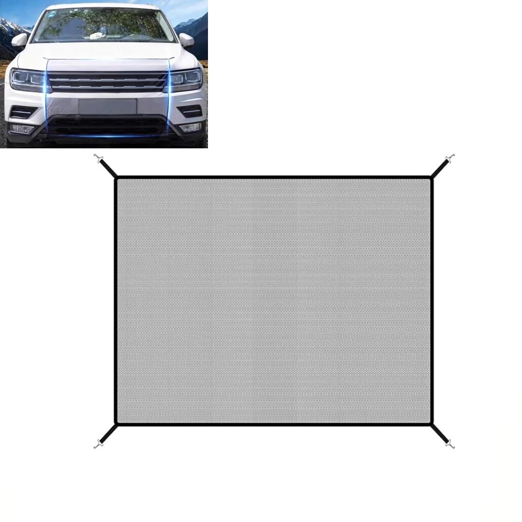 JQOUZHOUQIPEI Car Front Grille Bug Screen for McLaren Senna Coupe 2018-2022 Radiator Protective Net Engine Bay Shield Breathable Washable 1 Pcs