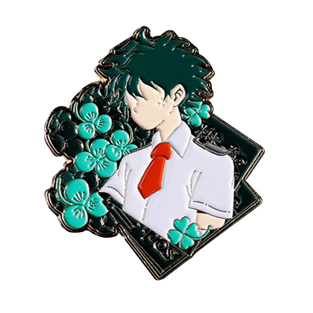Cluis Anime My Hero Academia Cosplay Badge Cartoon Boku no Hero Academia Brooch Pins Izuku Collection Bags Button Badges for Backpacks