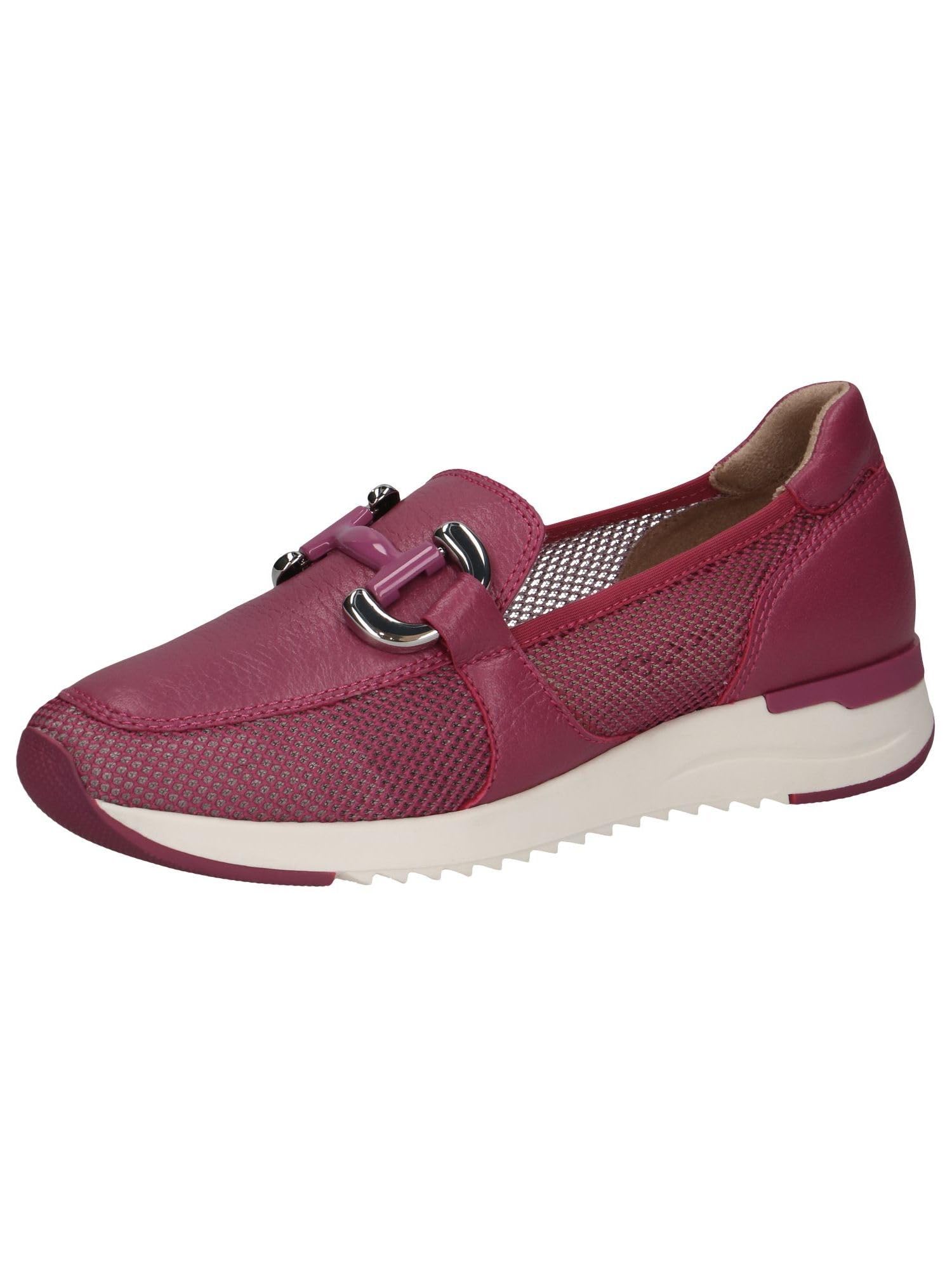 CAPRICE Women's platform loafers Sporty, Pink (Pink Comb), 7.5 UK
