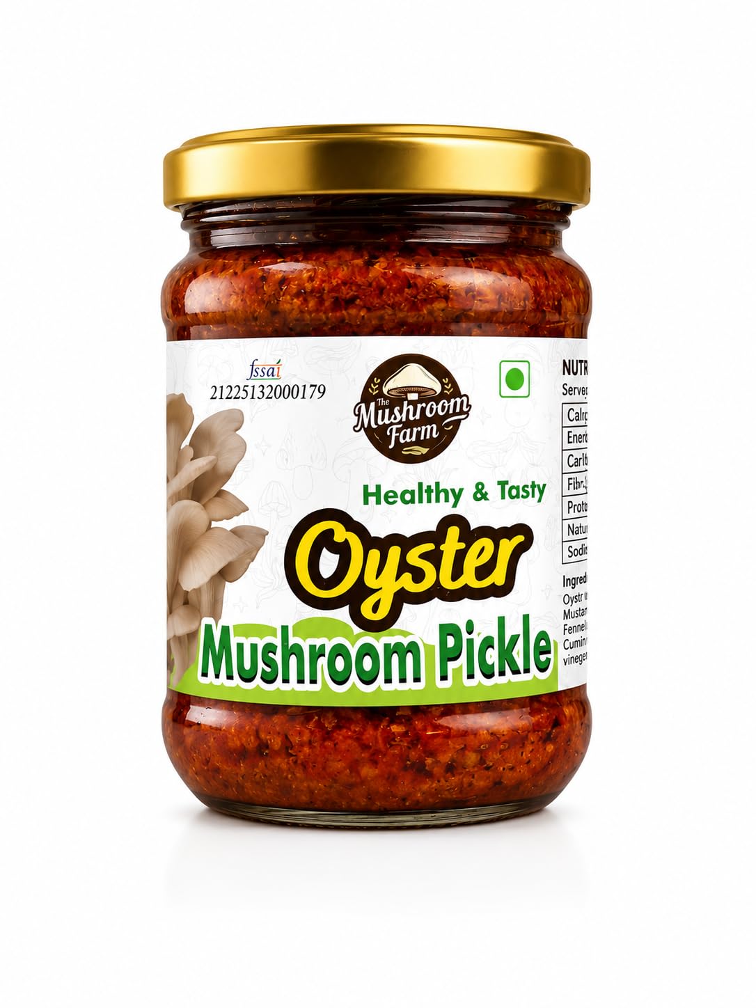 The Mushroom Farm Oyster Mushroom Pickle | 250g | Source of antioxidants-image-39