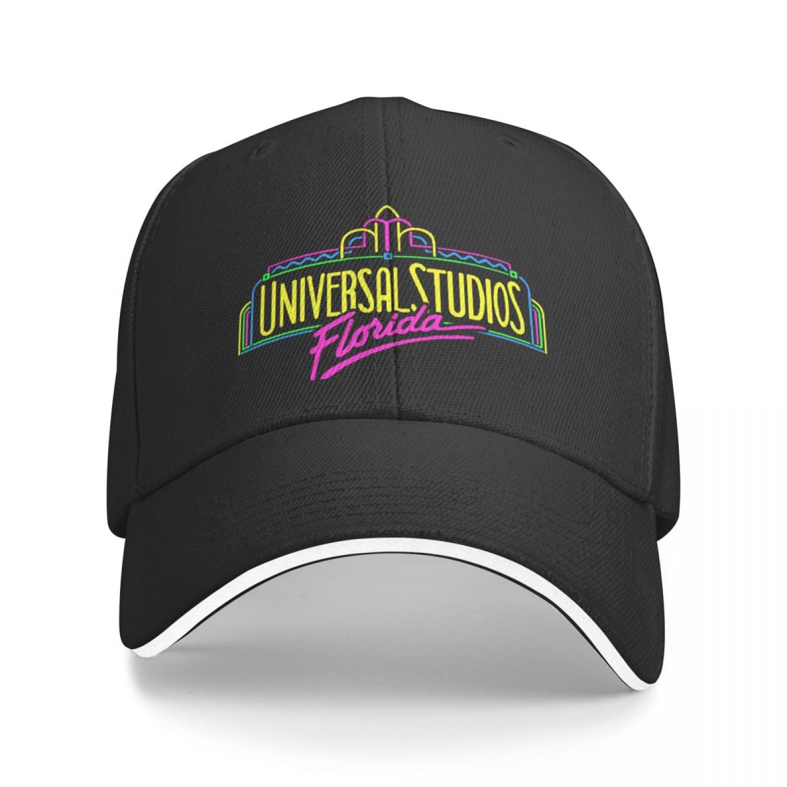 Cizieoe Unisex Black Baseball Cap Universal Studio V4 Dadluxury Golf Wear