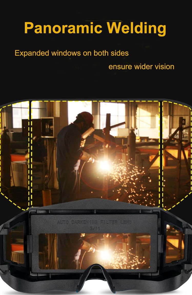 Holiberty Welder Safety Goggles Offer Expanded Vision