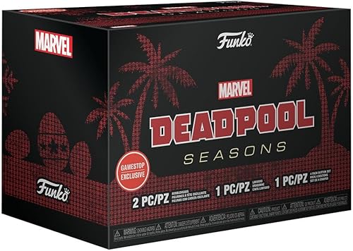 Funko Pop! Marvel Deadpool Seasons Mystery Box Kit de coleccionistas GameStop Exclusivo