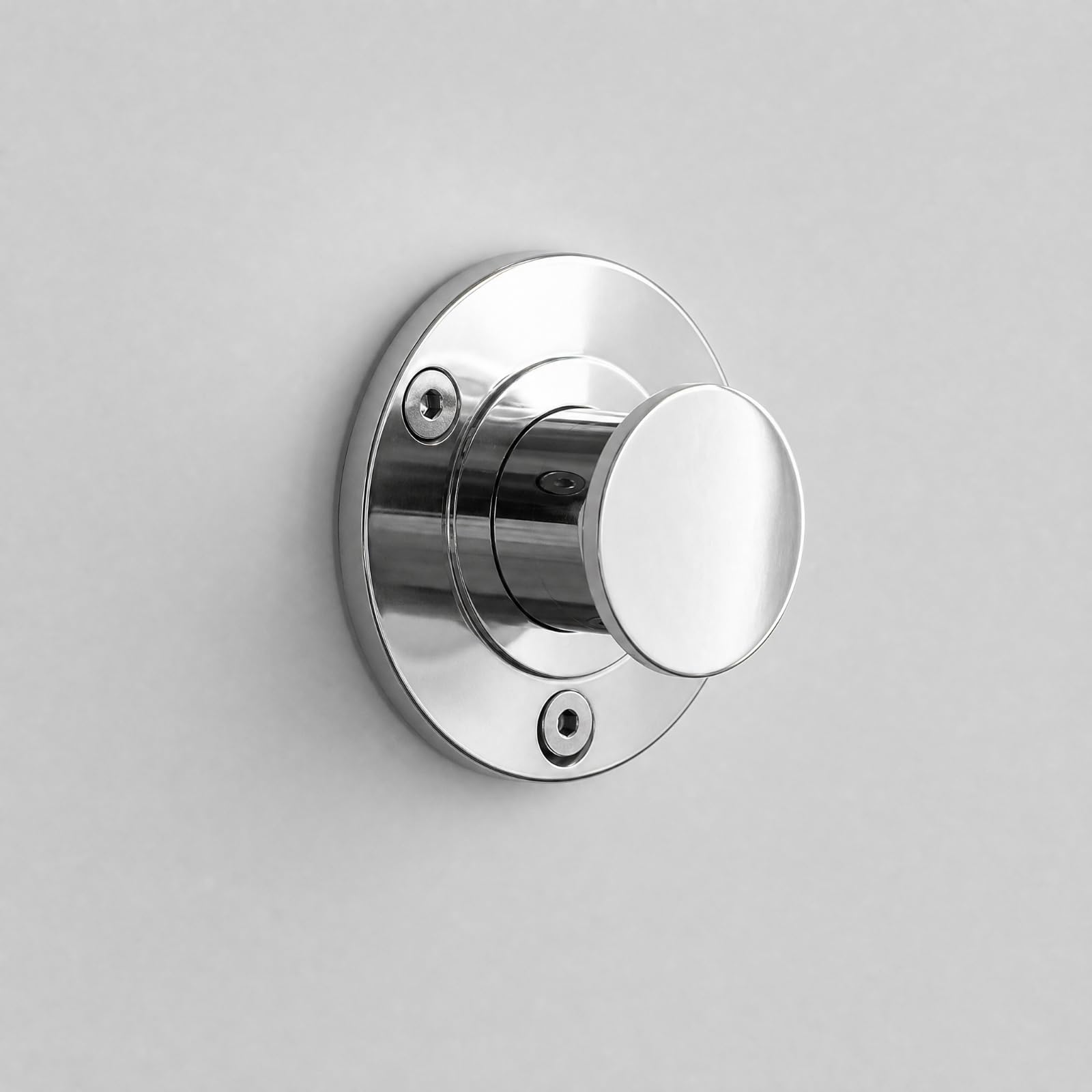 Qianly Portadiscos Acero Pared Ahorra Espacio Organizador Platos Pesas Montado en Pared Compacto Discos con Acero Al Carbono