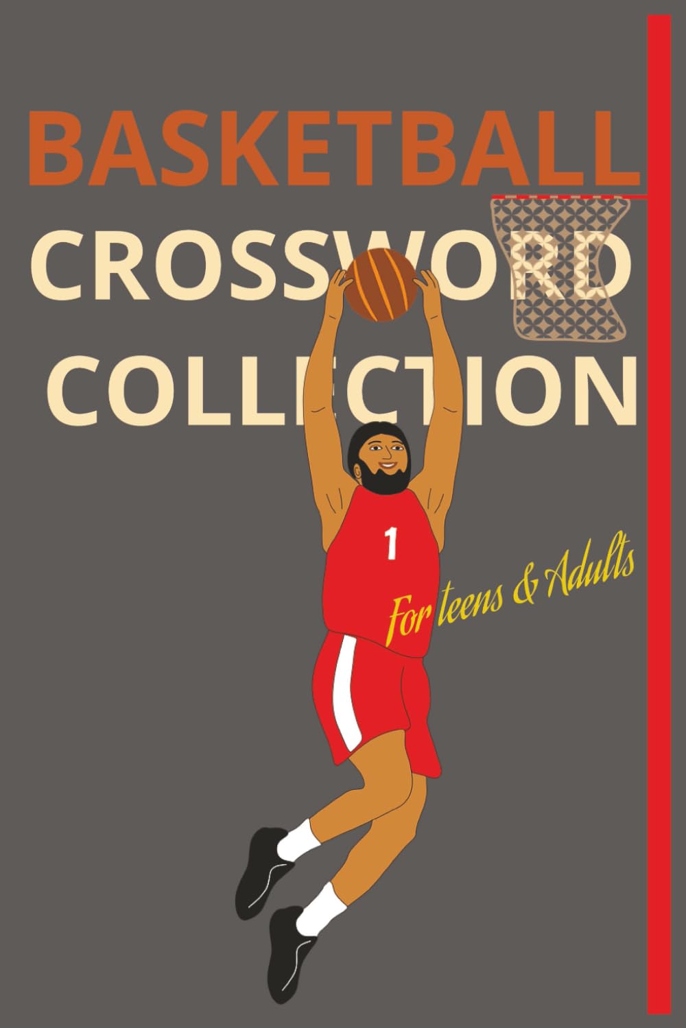 Basketball Crosswords Puzzles: Test your knowledge of Basketball | 50 Puzzles for Fans of all ages | Relaxing Brain Exercise for Basketball Enthusiasts | 6x9 inches | 100 pages
