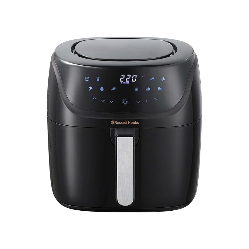 Russell Hobbs, Friggitrice ad aria, No olio, Massima croccantezza, Air Fry 4 litri, funzione Rapid Air, temperatura max 220°C, 10 programmi, autospegnimento, Alert Shake cottura uniforme, 27160-56