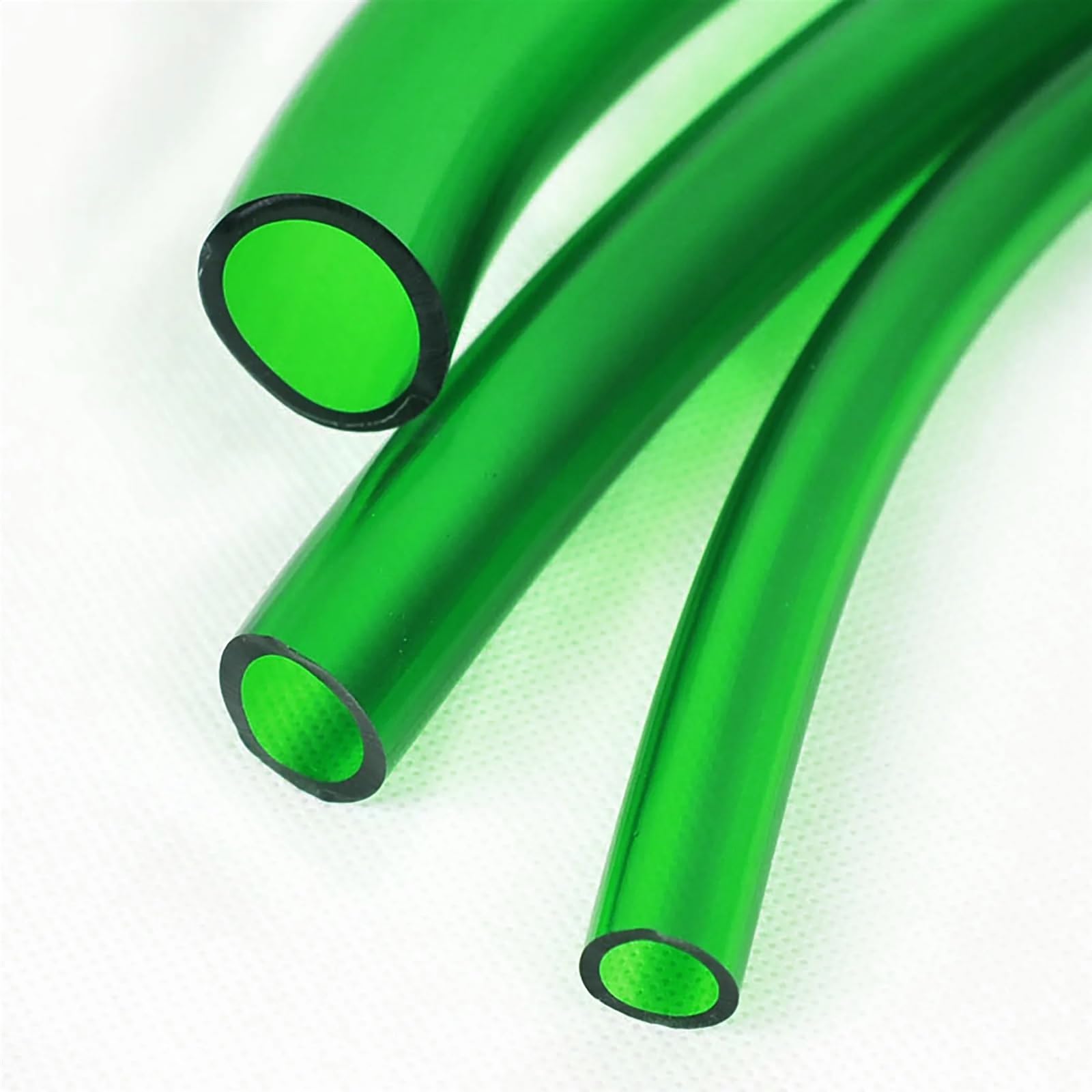 Pvc Schlauch Durchscheinendes grünes PVC-Aquariumpumpen-Wasserschlauchrohr(Green M05 Inner Dia 20mm,5m (16 feet))