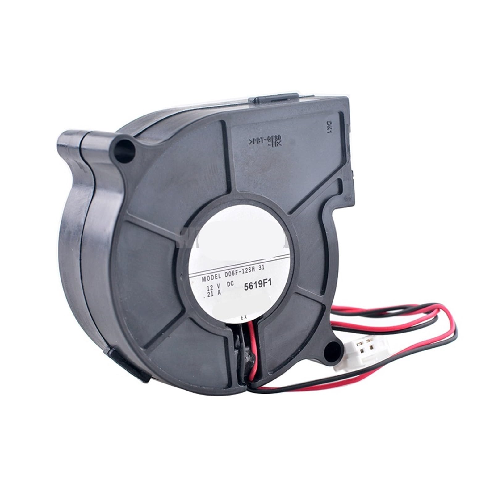 JJKKOZVQF D06F-12SH 6cm 60mm Blower Fan 60x60x25mm DC12V 0.21A Turbine Cooling Fan