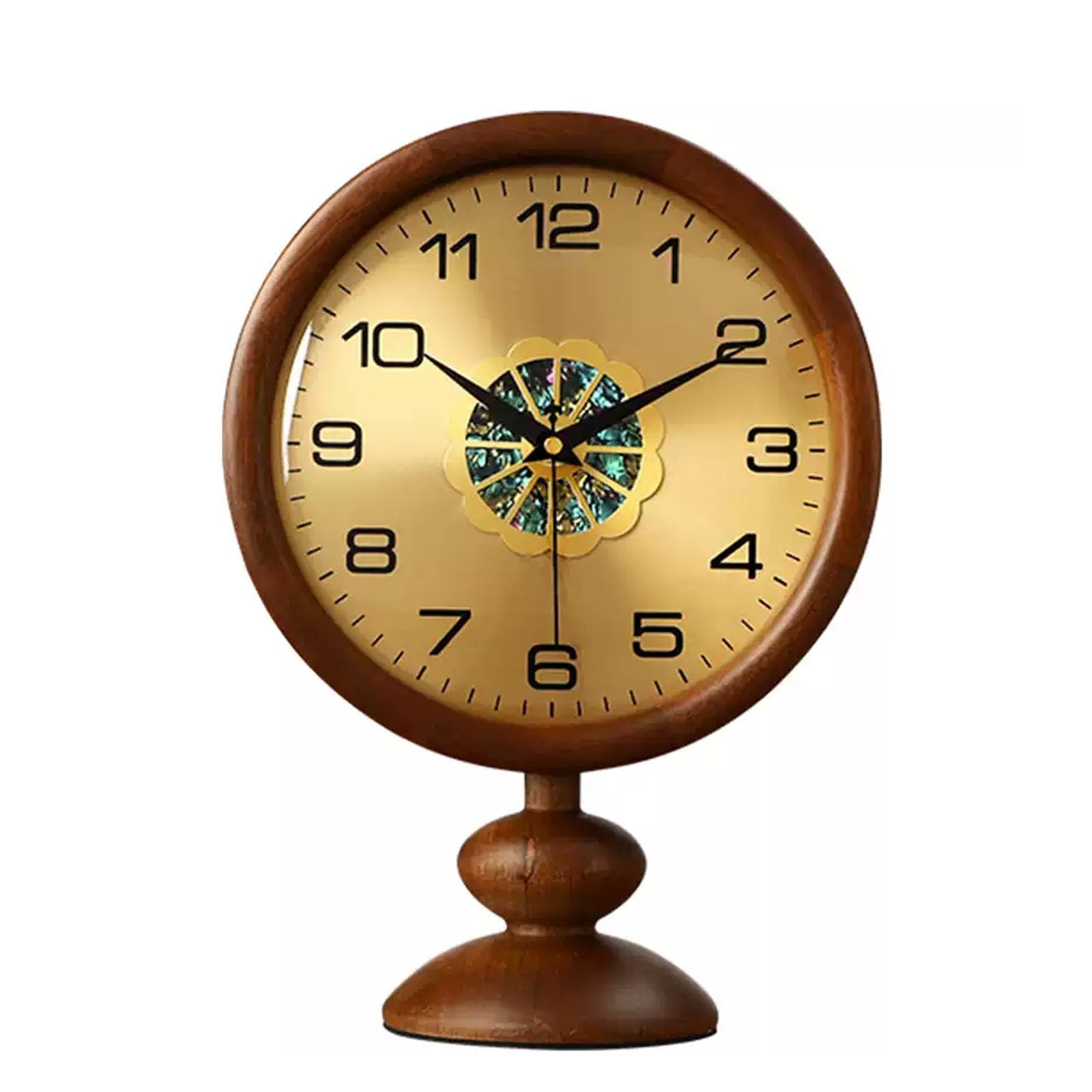 Vintage Mantels Clock, Decorative European Table Clock, Battery Operated Desk Clock, Mantlepiece Clock for Home Living Room and Bedroom