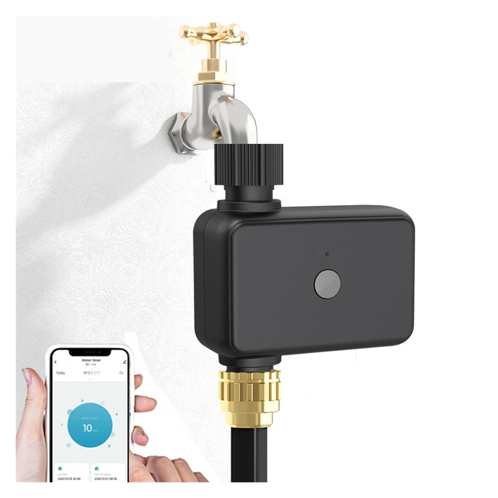 Timer for irrigazione intelligente IP55 Bluetooth WIFI Sistema di irrigazione automatico da giardino con irrigatore a goccia Valvola di controllo Smart Life Tuya(3PCS-SOP10)