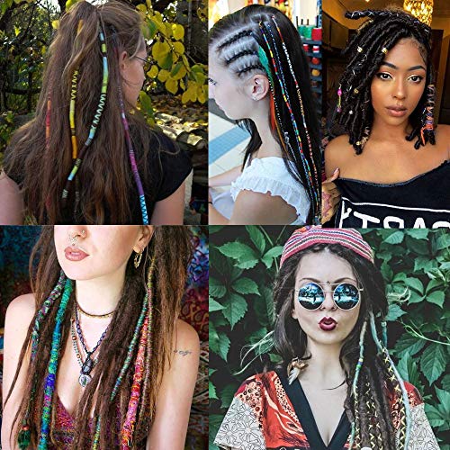 Miman Hair String For Braids Dreadlocks Diy Braided Hair Wrap Colorful Styling Hair Braiding Yarn Hair Strings For Hip-Hop Hair Accessories #TOP4