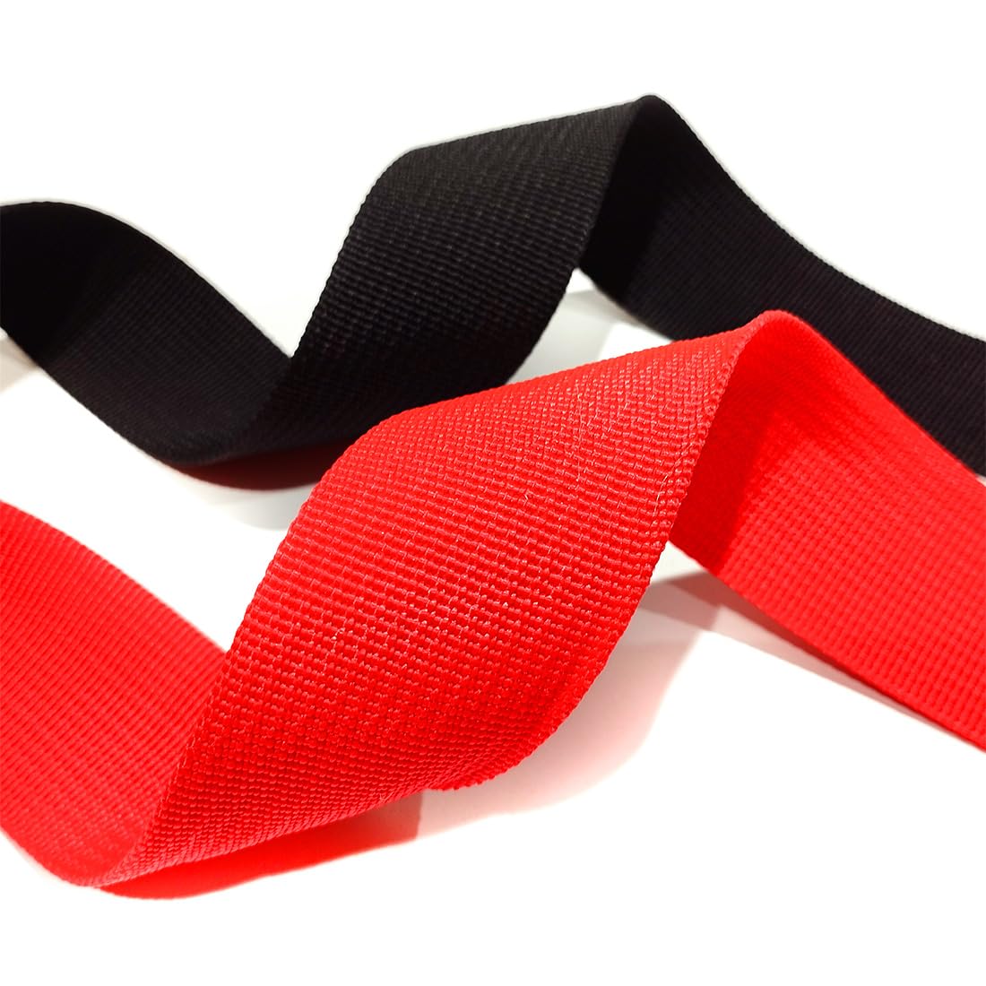12 meter nylon riem met gesp set van 25 mm - 12 paar gespen en sluitingen met verstelbare steekgesp kliksluiting voor rugzak doe-het-zelf bagageband, zwart, 12 maanden
