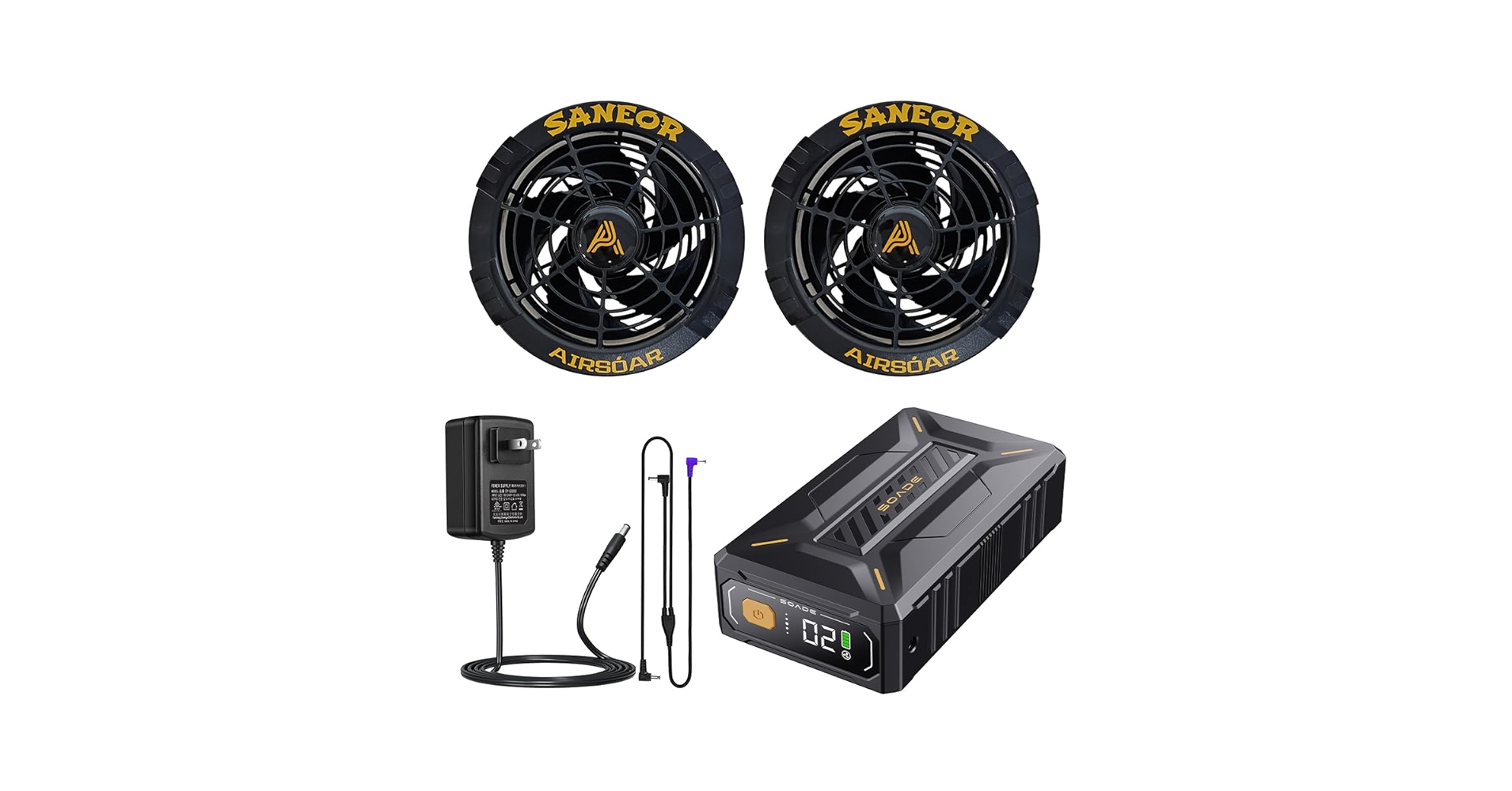 【R1671-23-140】ファンバッテリーセット 42V超出力 40500mA Amazon.co.jp: 【42V超高出力 40500mAh大容量】ファンバッテリー