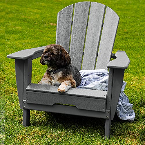 Folding-Adirondack-Chair-Premium-All-Weather-Outdoor-Patio-Furniture-21-Inch-Wide-Seat-Up-to-350-lbs-Foldable-Outdoor-Patio-Chairs-New-Heritage-Collection-Grey Folding Adirondack Chair Premium All Weather Outdoor Patio Furniture 21 Inch Wide Seat Up to 350 lbs Foldable Outdoor Patio Chairs New Heritage Collection Grey
