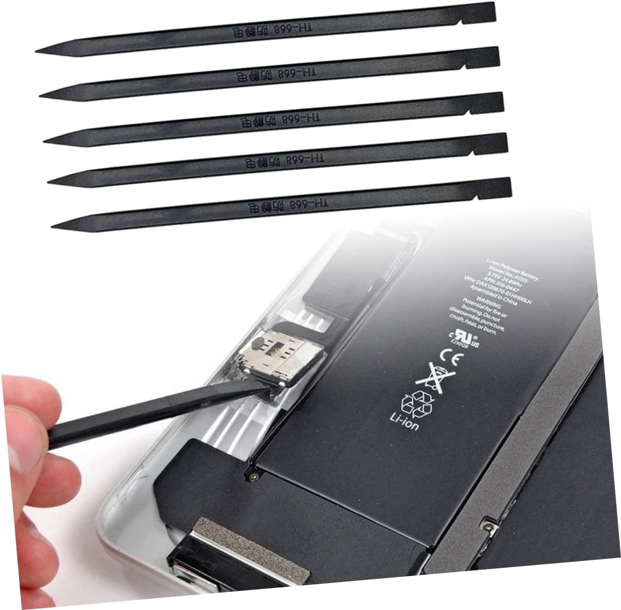 10pieces Anti-Static Plastic Spudger Tool Kit for Mobile Phone Tablet and Laptop Repair Safe Durable Non-Marking Opening Pry Tools