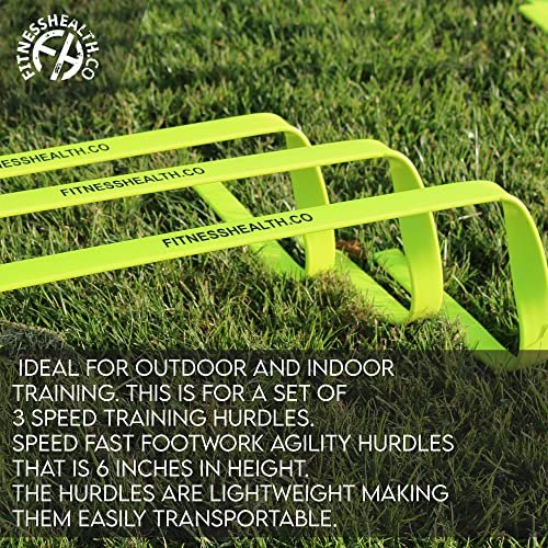 RAPID Speed & Agility Athlete Training Set – Complete Football & Sprint Training Kit with Agility Ladder, Hurdles, 9 Cones, 56" Speed Chute, Metal Pegs & Carry Strap | Multi‑Sport Coaching Equipment - Image 5