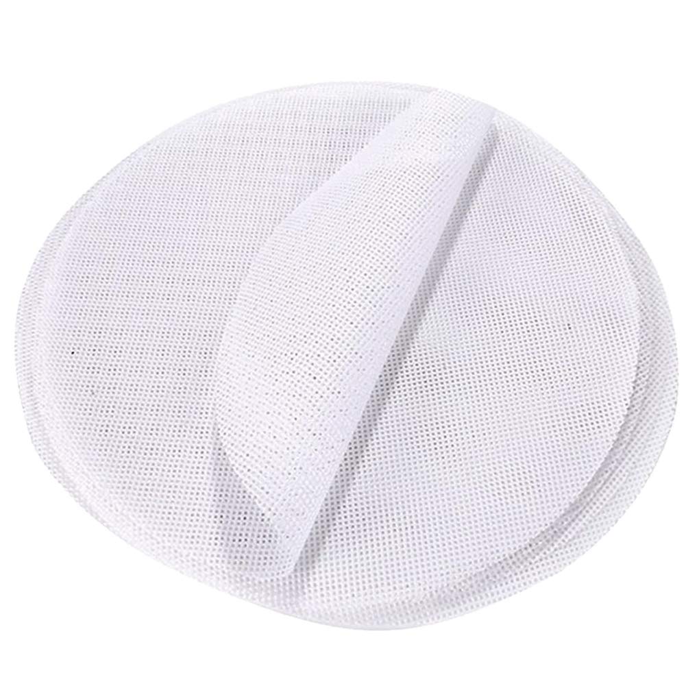Amoyer White 5Pc 20Cm Non-Stick Silicone Steamer Dim Sum Paper Restaurant Kitchen Under Steamers Mat Kitchen Cooking Tools