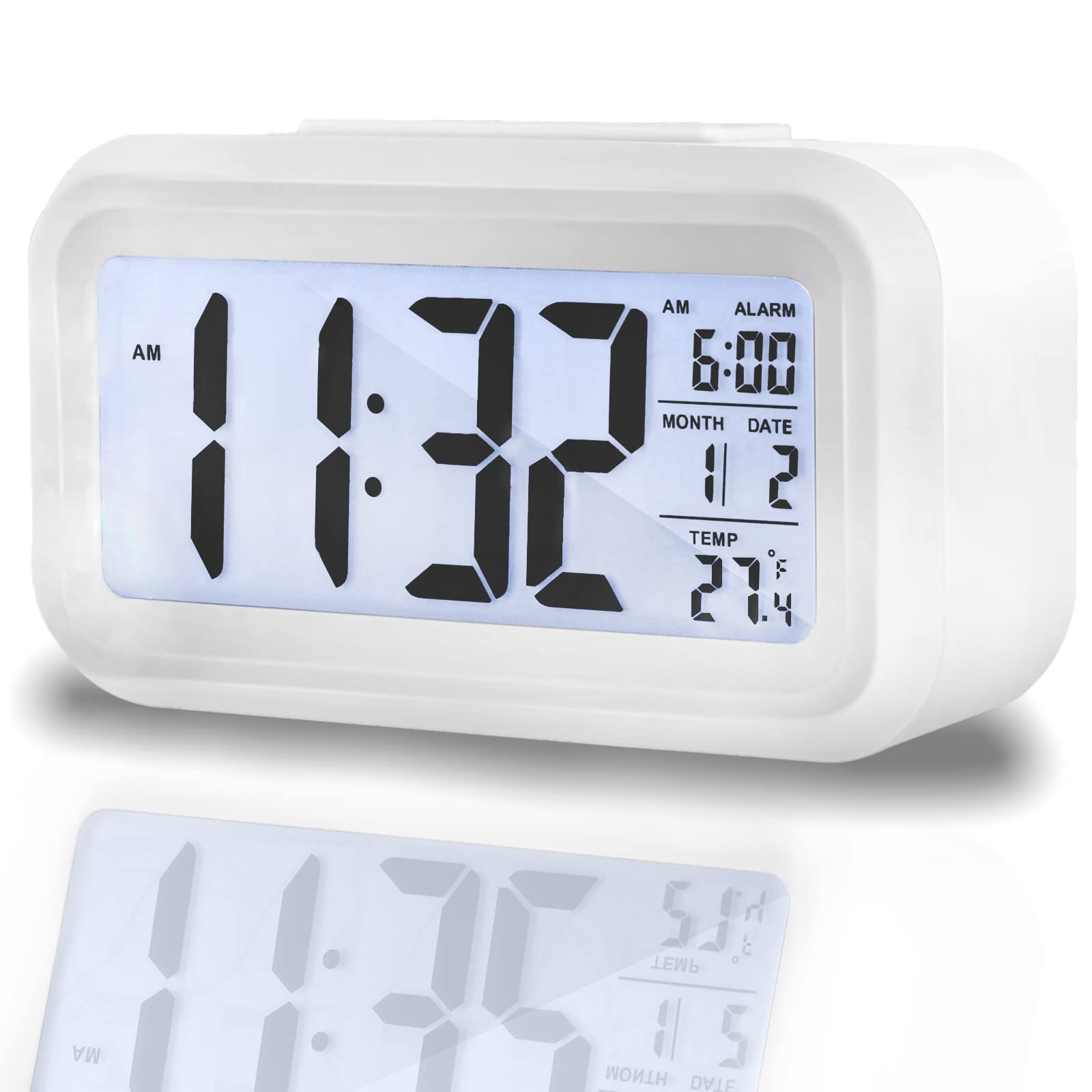 Buy Digital Alarm Clock for Bedroom Battery Operated Alarm Clock for