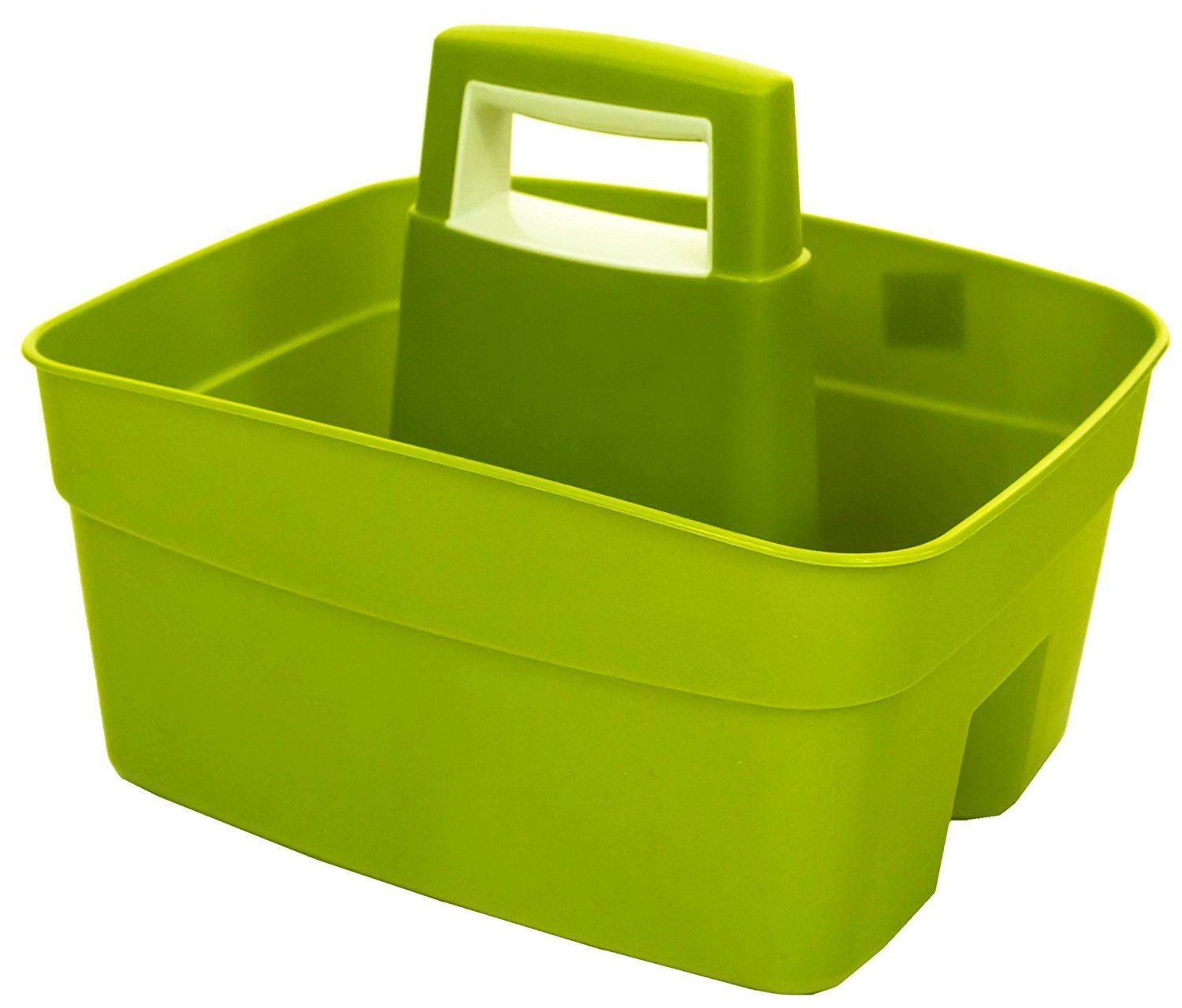 Home In Style Green Plastic Handy Caddy Storage Tidy Kitchen Cleaning Tool Utility (Lime )