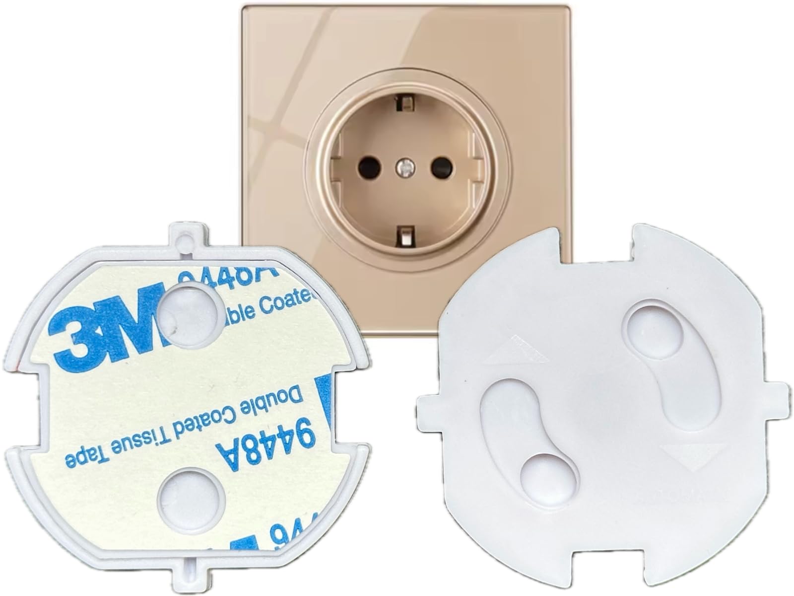 Pack of 5, 10, 15 or 20 Baby Socket Protectors, Child Safety Sockets, Socket Lock with Twist Mechanism