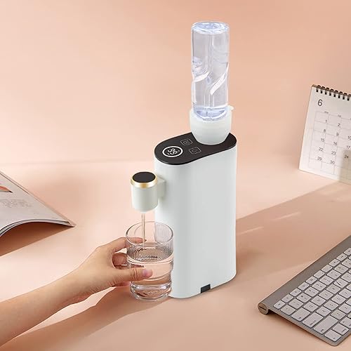 Miniatura 7 de Dispensador de agua caliente instantáneo, dispensador de agua mineralembotellada, 5 opciones de temperatura, calentador de agua portátil de 1500 W