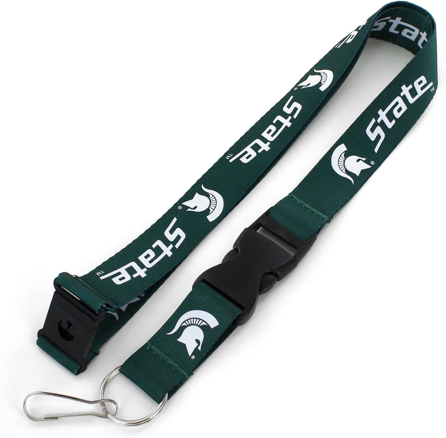 aminco NCAA Michigan State Spartans Team Lanyard , Black
