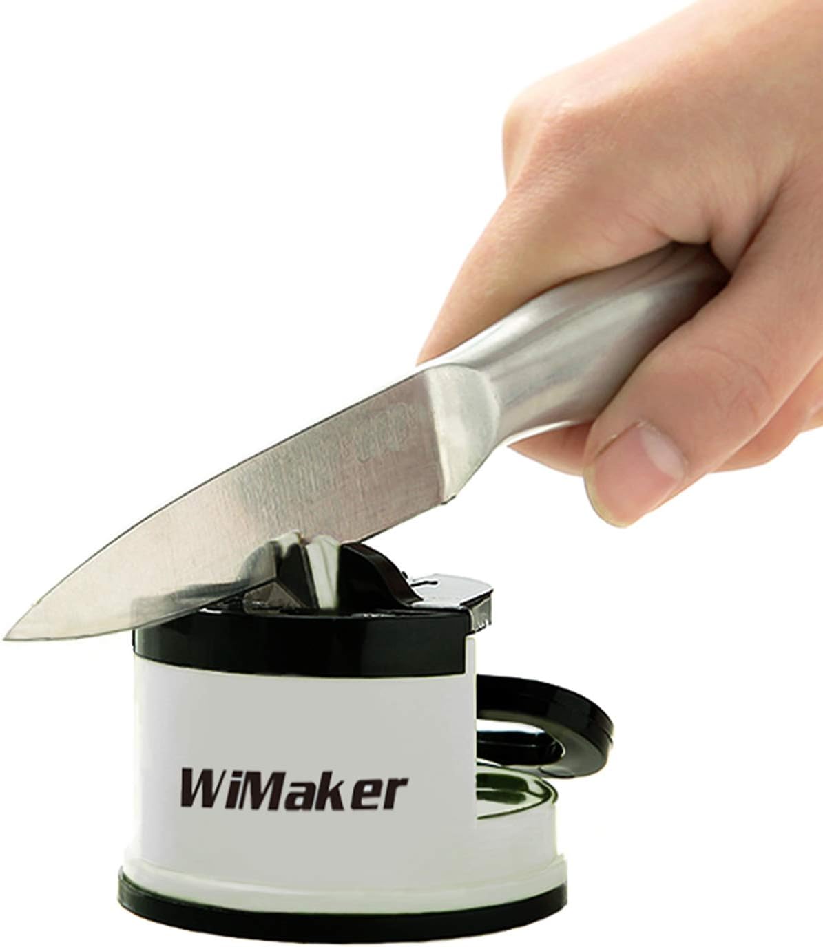 Wimaker Home Essential Knife Sharpeners - Knife Sharpening Stone Knife Sharpener Kitchen Knife Tool (Grey)