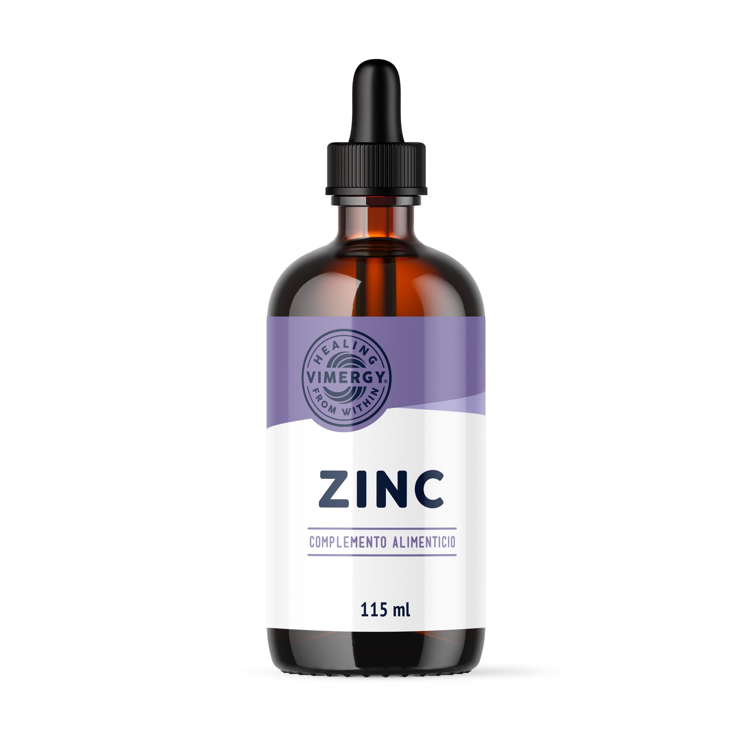 Vimergy Zinc – 115 ml, 57 Dosis – Suplemento de Zinc Líquido – Refuerza Sistema 