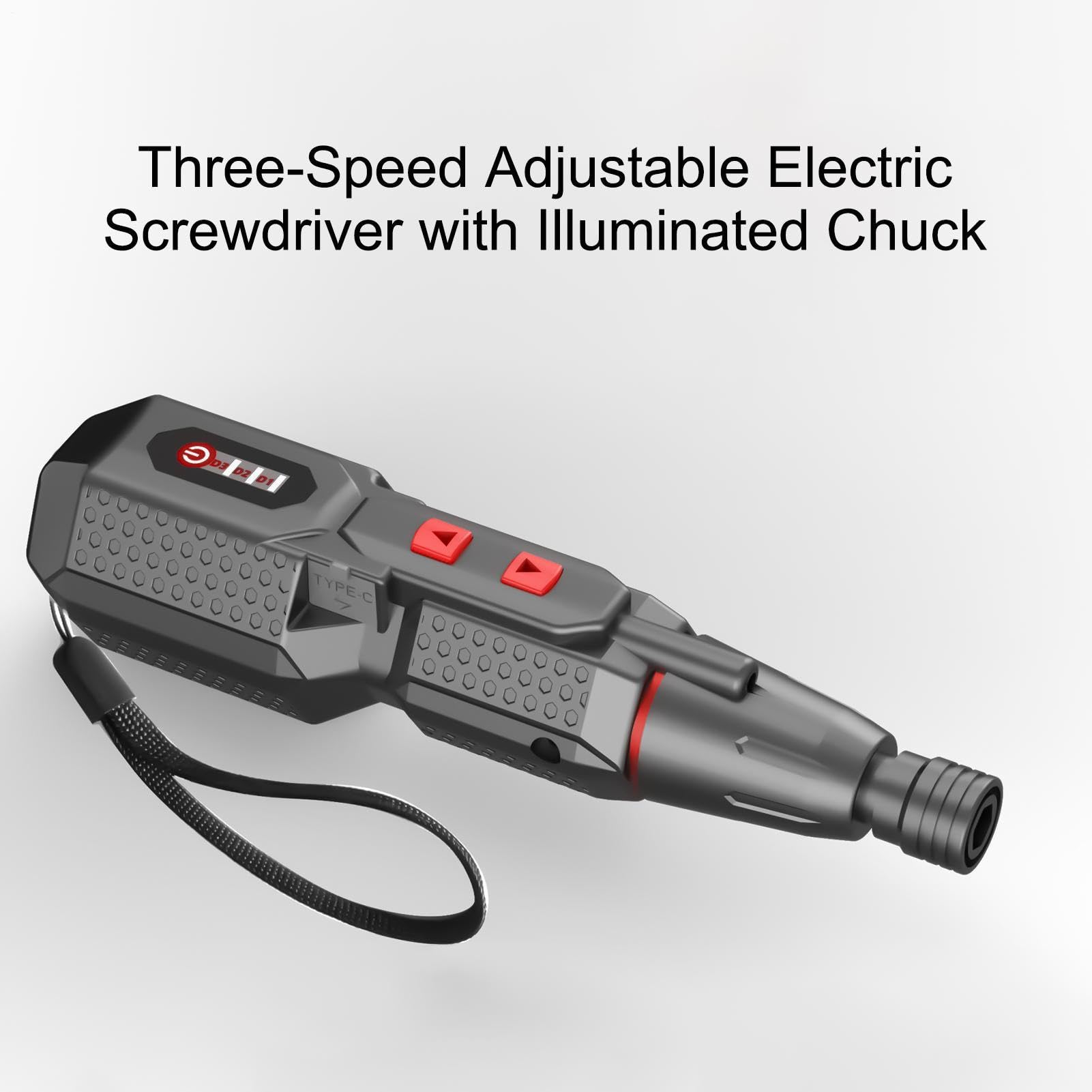Destornillador Eléctrico Inalámbrico Herramienta Recargable de 3