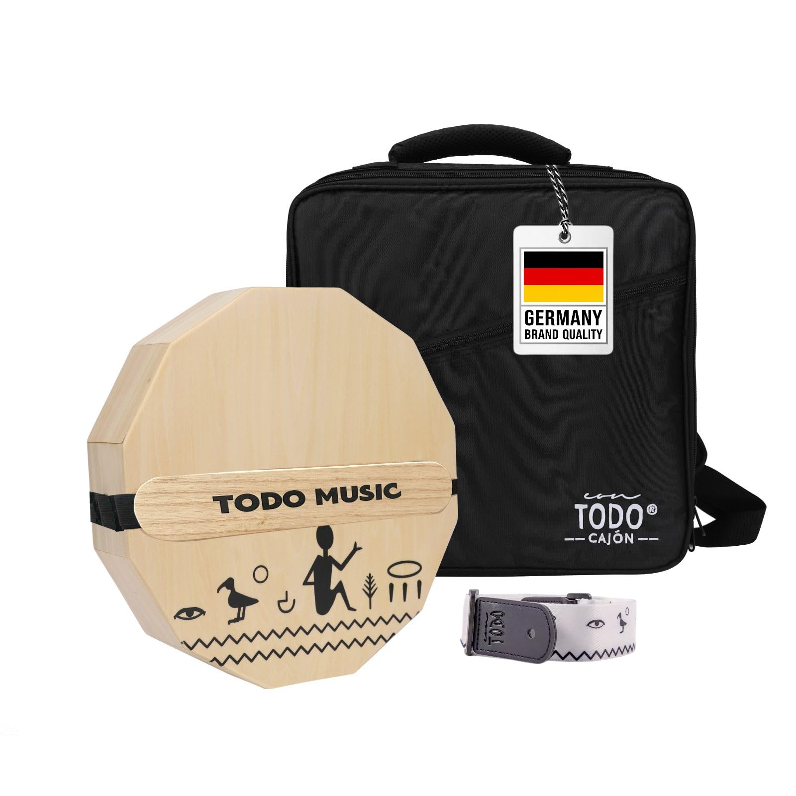 Amazon.com: TODO The Nile Travel Cajon: 3-Tone Portable Cajon with