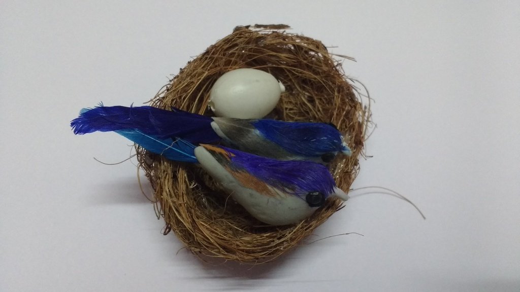 Artificial Bird Nest 7 CM with 2 Birds and an egg(4 Sets) Amazon.in