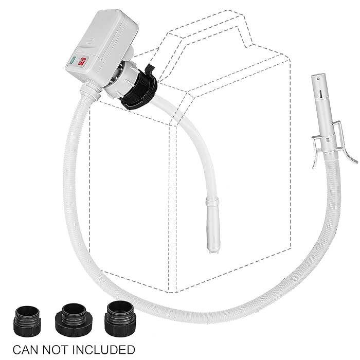 Buy Gas Can Fuel Transfer Pump YOHOME NEW Gas Can Pump with Overflow