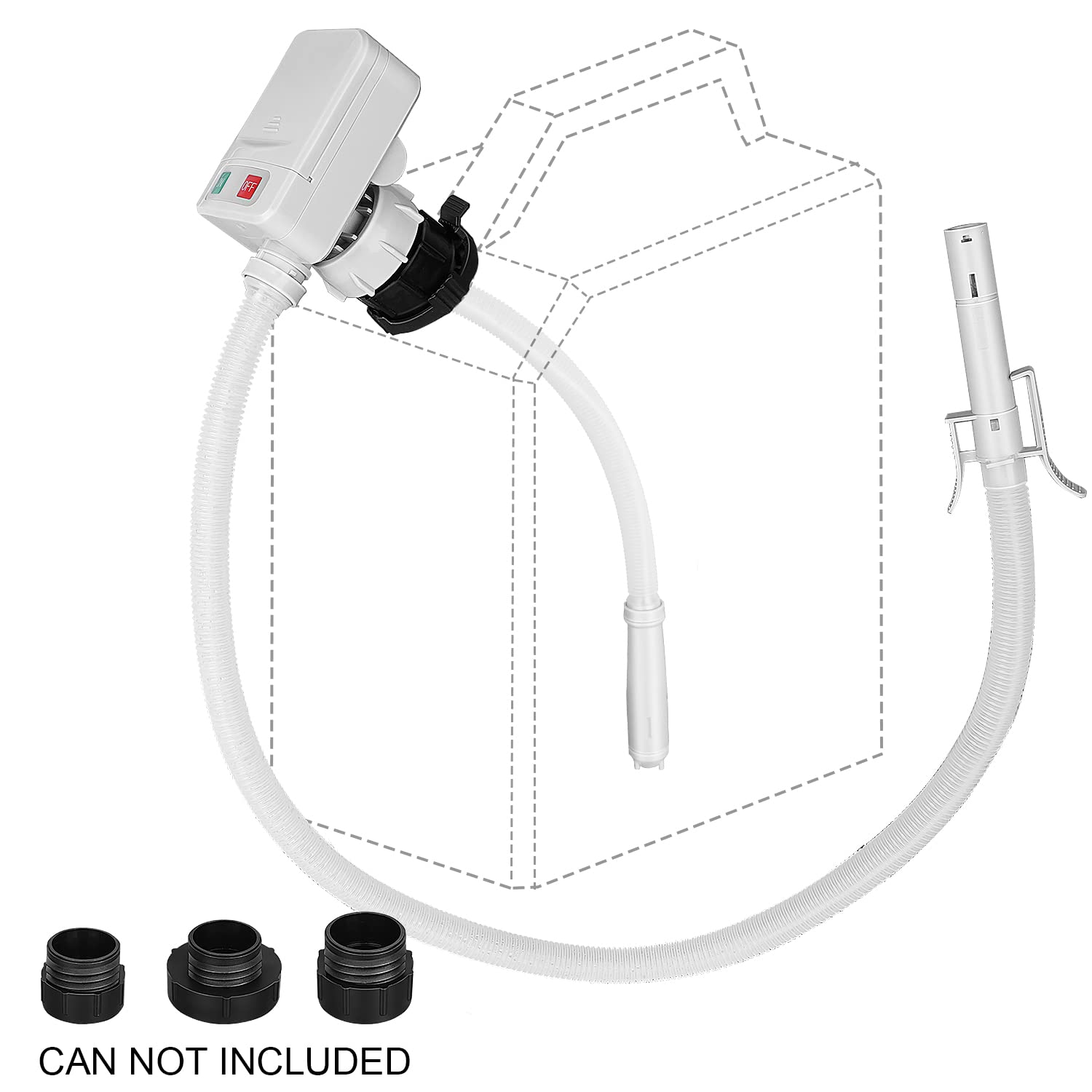 Buy Can Fuel Transfer Pump YOHOME NEW Can Pump with Overflow Protection