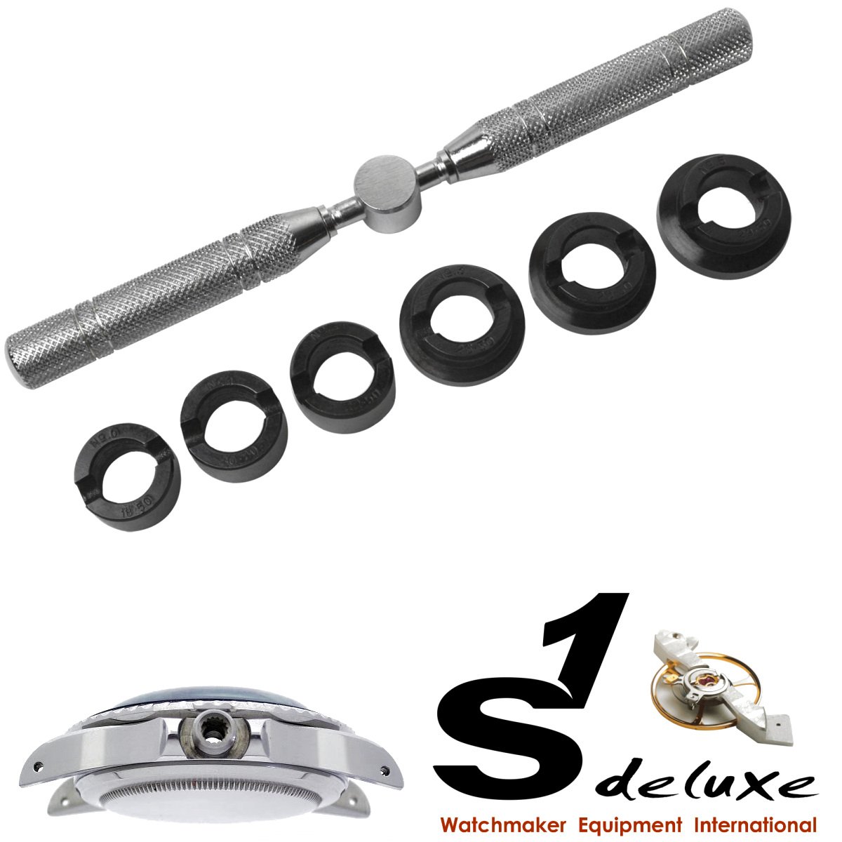 Gehäuseöffner S1 DELUXE - Uhrenwerkzeug zum Öffnen von RLX und TDR Uhren sowie Nachbauten