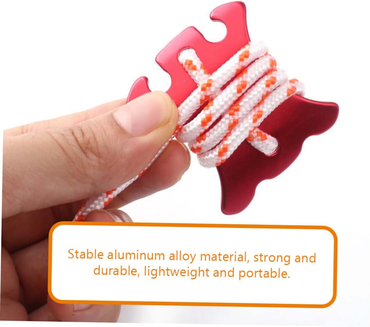 Abaodam Wind Rope Buckle Multifunction Backing Accessories Lightweight Tent Cord Toggle Fasteners Ropes Outdoor